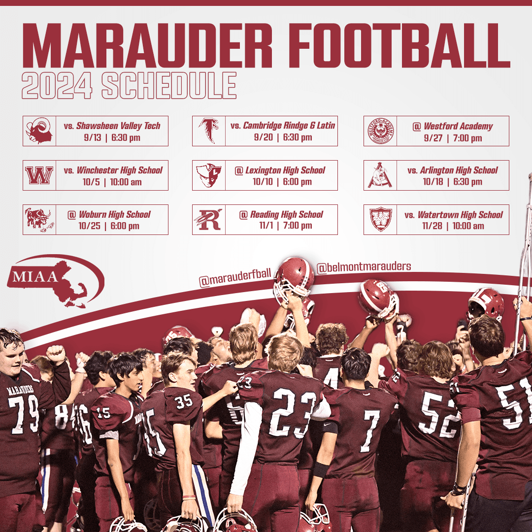 Marauder Football Schedule